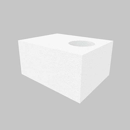 Газобетонный O-блок 300 мм 1Ø 160 мм Газобетонный O-блок 300 мм 1Ø 160 мм